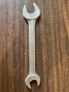 Ws-1011 Blue Point British Whitworth 5/16w X 1/4w Usa Open End Wrench