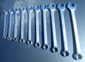 Zrc-11 Bon-e-com Bonney Wrench Set 3/8 Inch -7/8 10 Pc Made In Usa
