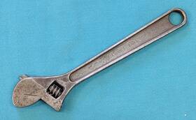 Zbw10 Bon E Con Rare Bon-e-con Usa No. 10 Inch Adjustable Wrench Ca. 1950s Bonney Tools