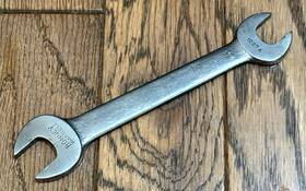 1027-a Bonney 1027a Vtg Tools Usa 5/8 Inch 11/16 Sae Open End Wrench Offset 7.5 Long