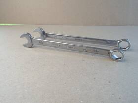 1122h-1124h Bonney Vtg 11/16 Inch And 3/4 Combination Wrench 6 Pt Usa Good Condition Pls Read