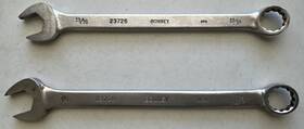 23728 Bonney 23726 Vintage 13/16 Inch And 7/8 Combination Wrench 12 Pt Usa Good Condition