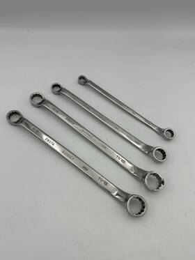2804l Bonney 2807a 2805l Double Box End Wrench 12 Point Sae Set 4 Pieces Excellent Condition