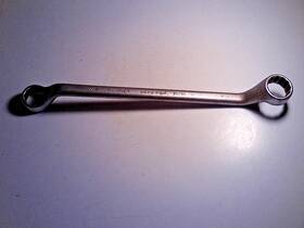 2809 Bonney Vtg Tools 7/8 Inch X 15/16 12pt Deep Offset Double Box End Wrench Usa