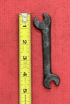 550as Bonney Vintage 3/8 Inch X 7/16 Double Open-end Angle Wrench Made In Usa