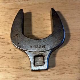 Ac58 Bonney Vintage 1/2 Inch Drive 1-13/16 Crowsfoot Wrench Usa