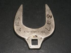 Ac62 Bonney 1-15/16 Inch Crowfoot Wrench 1/2 Dr