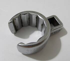 Af38 Bonney Vintage 1-3/16 Inch 12 Point Flare Nut Deep Crowfoot Wrench 1/2 Drive