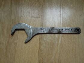 Awc-48 Bonney Cornwell 1-1/2 Inch Single Open End Thin Pump Service Nut Tappet Wrench Awc 48