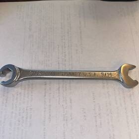 Ef-4018 Bonney 9/16 Double Flare Nut Line Wrench Usa