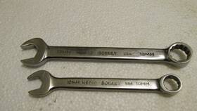 Bonney Meb10-meb13 Tools 10mm And 13mm Full Polish Combination Wrenches 12 Point