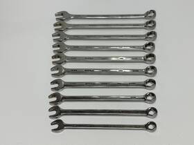 Meb10lh Bonney Tools Usa 10pc Meb-lh 6 Point Rare Metric 10mm-19mm Polished Wrench Set