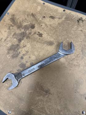 Oea28 Bonney Open End Angle Wrench 7/8 Inch Vintage
