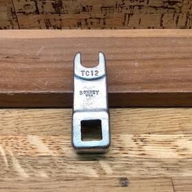 Tc12 Bonney Tools 3/8 Inch - Drive Chrome Crowfoot Wrench Usa