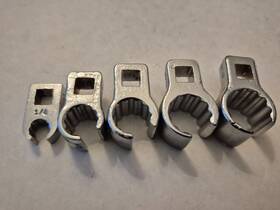 Vf18 Bonney Vf12 Usa 1/4 Inch Drive Flare Nut Crowfoot Set 12-pt Vf8 Vf14 Vf16