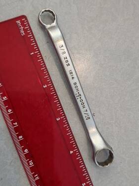 Bonney Zbs1214 Bon-e-con Double Box End Stubby Wrench Offset 12 Pt 3/8 Inch X 7/16