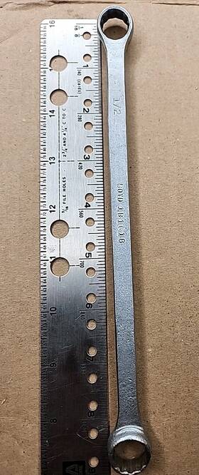 1b1618 Boyd Vintage No. 1/2 Inch X9/16 12pt. Double Box See Description