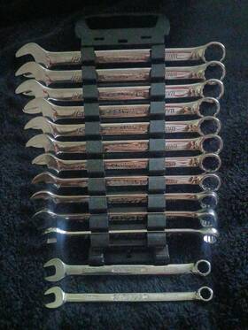 Cw1211m Carlyle Metric Wrench Set 9-19 7mm And 8mm Included