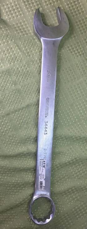 34443 Carquest 2 1/2 Inch Combination Wrench Drop Forged Ft. 27 Long