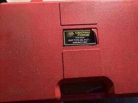 93468 Central Forge Cup Type Oil Filter Wrench Set