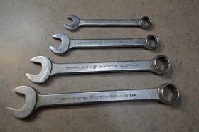 6112m Challenger 4pc Metric 12pt Combination Wrench Set 12 14 17 And 19mm