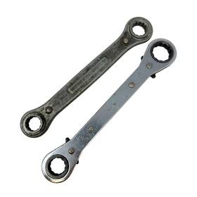 6822 Challenger 5/8 In X 9 1/11 And Unbranded Ratcheting Box Wrench 2 Pcs