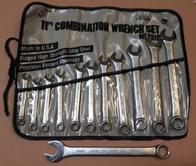 L6119m Challenger By Proto 6153m Metric Combination Wrench Set 7-18mm 19mm