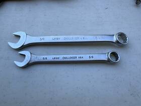 Challenger L6124 Wrenches 3/4 Inch And L6120 5/8 Made In Usa