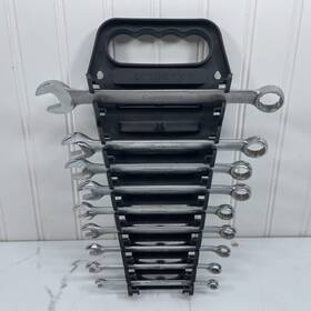 30366 Champion Sae Combination Wrench Set 9 Pc 1/4 -3/4 Box Open 12 Point