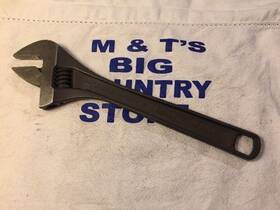 810nw Channellock 10 Inch Black Adjustable Wrench Made In Spain
