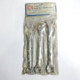 Fnw-3 Continental 3-piece Sae Flare Nut Wrench Set 11/16x5/8 9/16x1/2 7/16x3/8