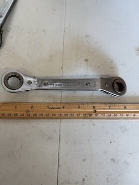 Rb-om1517 Cornell Tools Offset Ratcheting 12 Point Wrench 15-17mm