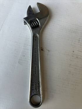 Aj16a Cornwell Vintage Tools Aj -6 Adjustable Wrench - Made In Usa