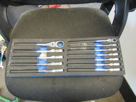 Bprw12bfmst-12 Cornwell Blue Power 12pc Ratcheting Wrench Set 8mm-19mm