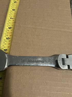 Bprwza2afs Cornwell Tools Blue Power 3/4 Inch Stubby Ratcheting Flex Head Wrench