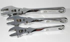 Crwf3twt Cornwell Rare Flex Twister 3-piece Adjustable Wrench Set 8 Inch 10 12