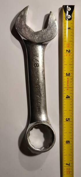 Cw2828xs Cornwell 7/8 Inch Combination Wrench Used