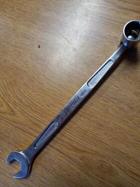 Cwx-22 Cornwell 11/16 Open 12pt Socket Flex Head Wrench - Usa Owner Marked