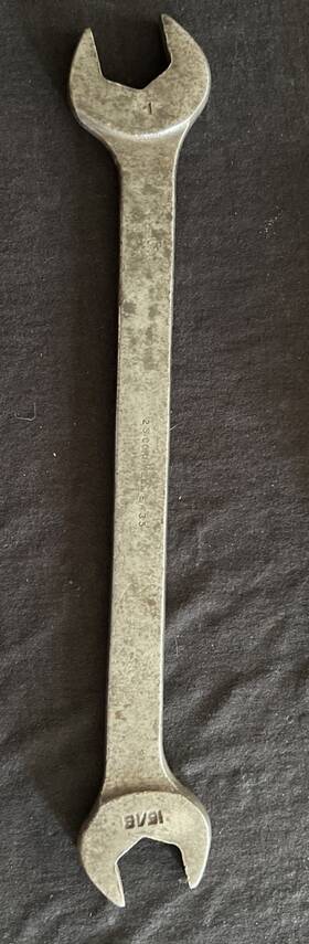 Ew-3525 Cornwell Vintage 1 Inch X 15/16 Open End Wrench Ew 3525 Usa