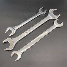 Ew-4852 Cornwell Wright Proto Combination Open End Wrench Lot 1-1/8 1-1/4 1-1/2 Inch 1-5/8