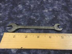 Ew12 Cornwell Vintage 3/8 X 7/16 Double Open End Wrench Made In Usa