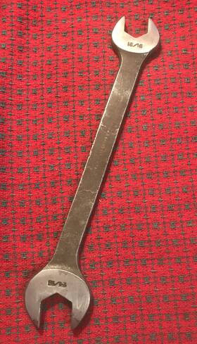 Ew36 Cornwell Vintage Tools 1-1/16 Inch 15/16 Wrench Usa