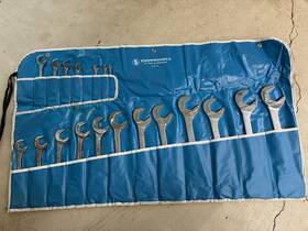 K-210 Cornwell Rare Vintage Tools Box Wrench Set - 19 Pcs 1/4 Inch 1-1/2