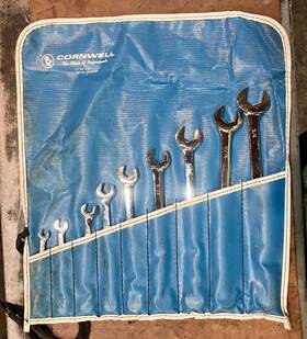 Wcp2 Cornwell Wcp2- Tools 9 Piece 6 Point Sae Combination Wrench Set 1/4 Inch - 3/4 Usa