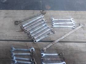 11456 Craftsman Vintage Metric Usa Sae Wrench Lot 30 Pieces