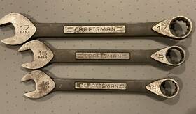 12964 Craftsman 12958 12968 14mm 15mm 17mm Combination Wrench