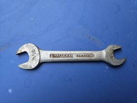 1725-b Craftsman Vanadium Double Open-ended Wrench 9/16 Inch - 1/2