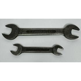 1725b Craftsman 172b Vintage Open End Wrenches Set And 1031 7/8 Inch 9/16 1/2 25/32 Usa
