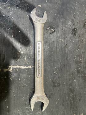 24883 Craftsman 24683 Usa Industrial Series Double Open End Wrench 1/2x9/16