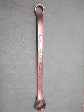 Craftsman 3/4 7/8 Sears Usa V In X Sae 12 Point Offset Double Box End Wrench Craftsman 3/4 7/8 Sears Usa V In X Sae 12 Point Offset Double Box End Wrench